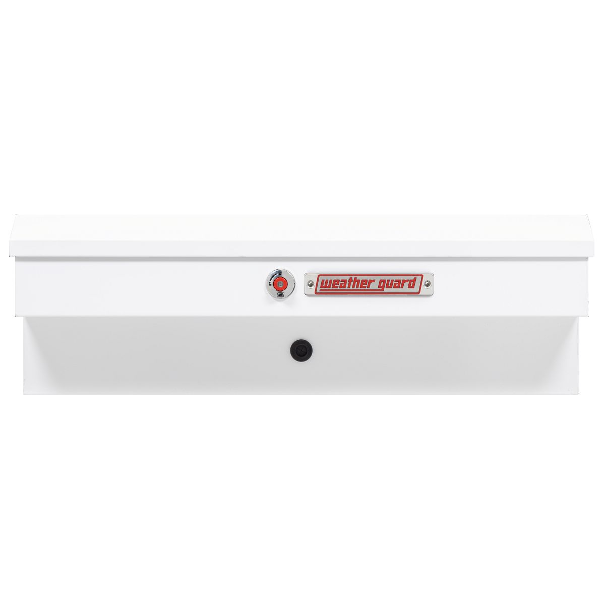 Weather Guard Side Mount Tool Box 41x17x13 White Steel Standard Model 185-3-04