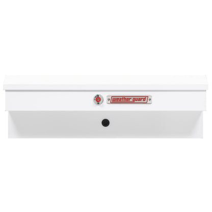 Weather Guard Side Mount Tool Box 41x17x13 White Steel Standard Model 185-3-04