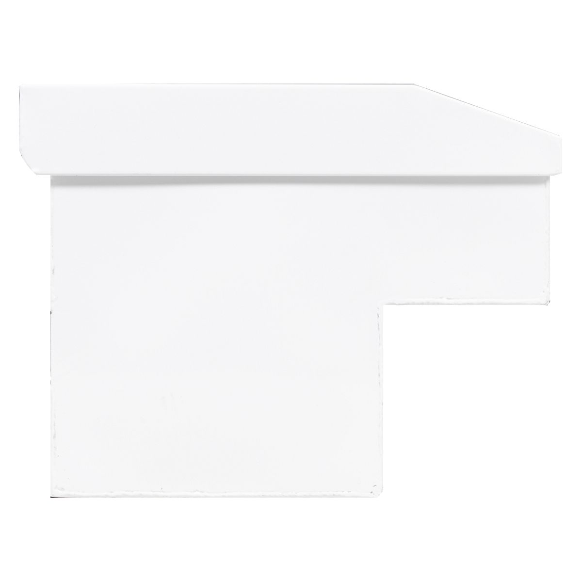 Weather Guard Side Mount Tool Box 41x17x13 White Steel Standard Model 185-3-04
