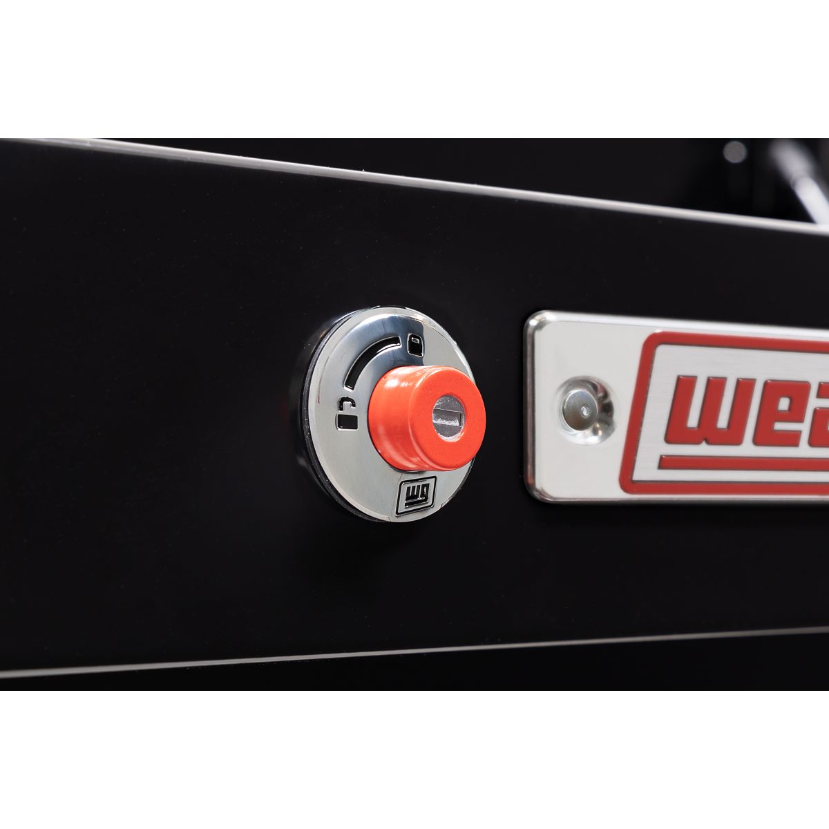 Weather Guard Side Mount Tool Box 41x17x13 Gloss Black Steel Standard Model 185-5-04