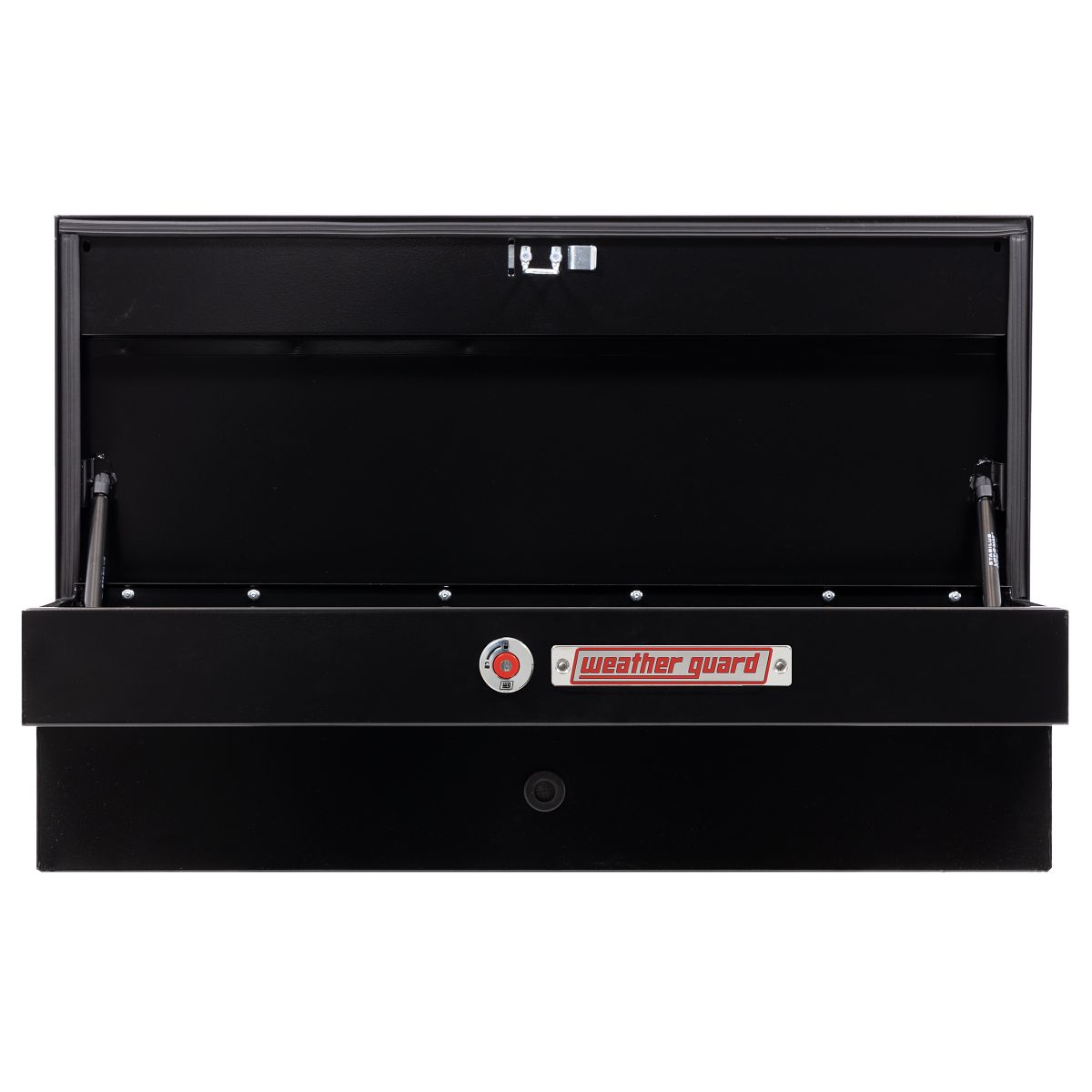 Weather Guard Side Mount Tool Box 41x17x13 Gloss Black Steel Standard Model 185-5-04