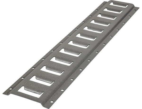 Buyers Products 10 ft Steel E-Track Section - Gunmetal Grey - 1903050