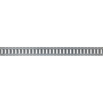 Buyers Products 10 ft Steel E-Track Section - Gunmetal Grey - 1903050