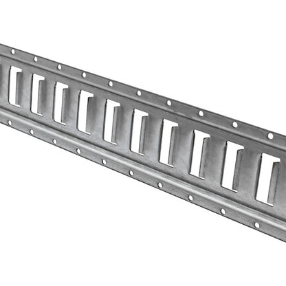 Buyers Products 10 ft Steel E-Track Section - Gunmetal Grey - 1903050