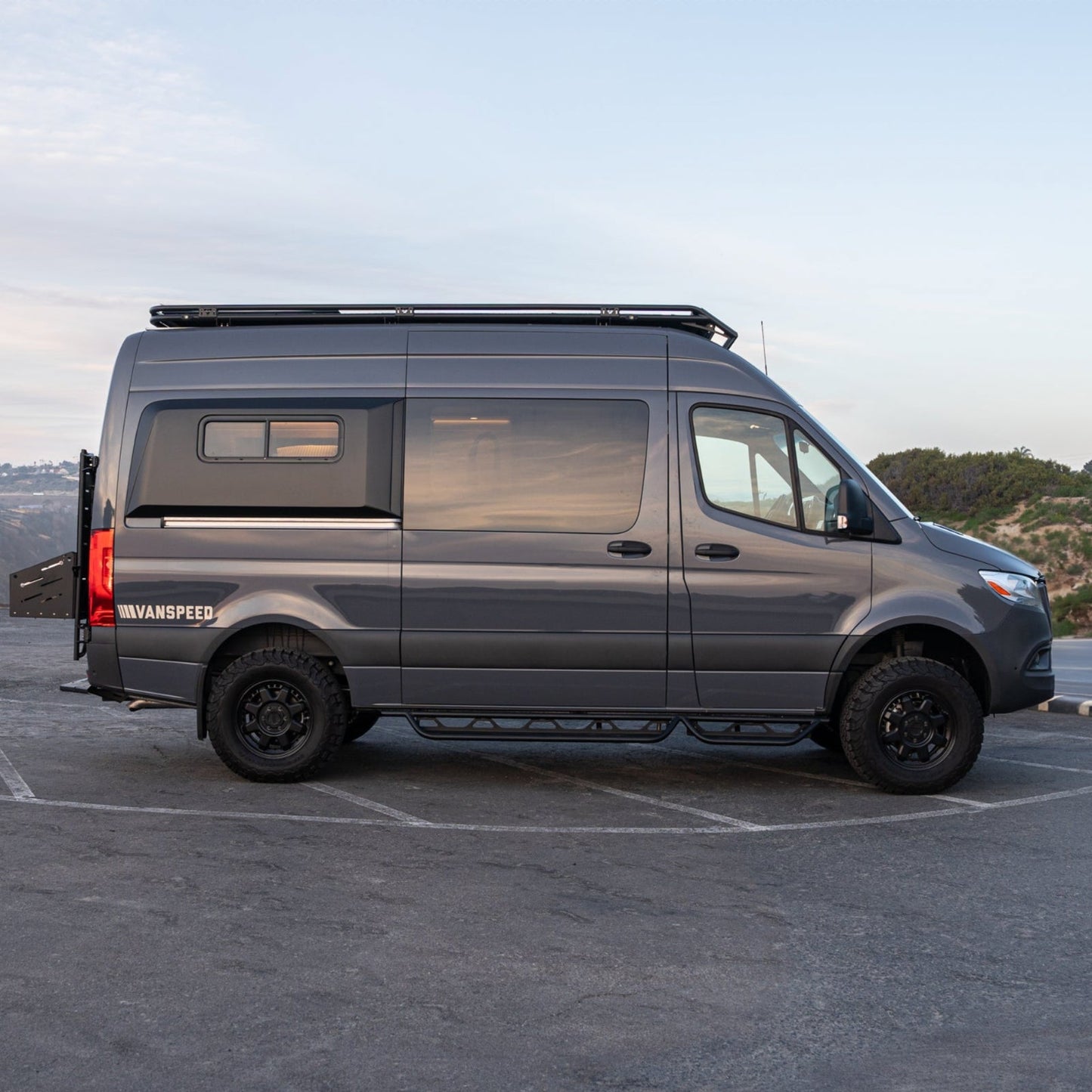 Vanspeed Side Steps - Driver & Passenger for Mercedes Sprinter 144/170 (2008+) - VNSPD-005