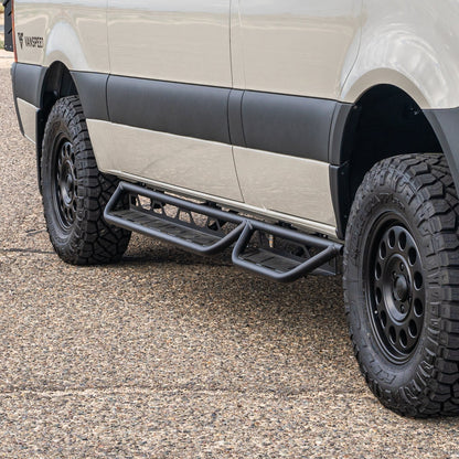 Vanspeed Side Steps - Driver & Passenger for Mercedes Sprinter 144/170 (2008+) - VNSPD-005