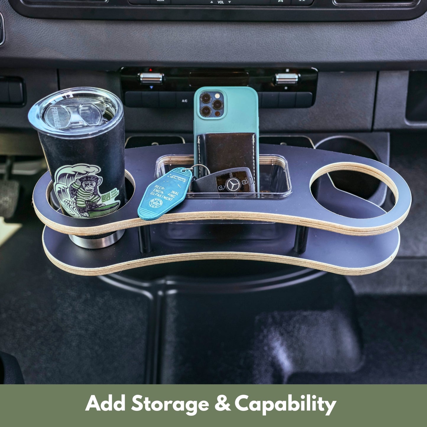 Vanspeed Cupholder Tray for Mercedes Sprinter 144/170 (2019+) - VNMRT-007