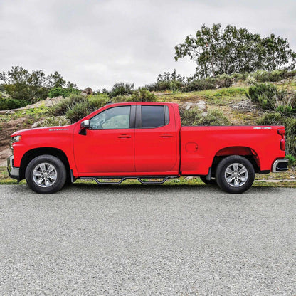Westin Outlaw Drop Nerf Step Bars for Chevrolet Silverado / GMC Sierra trucks (2014-2019) - 20-13715