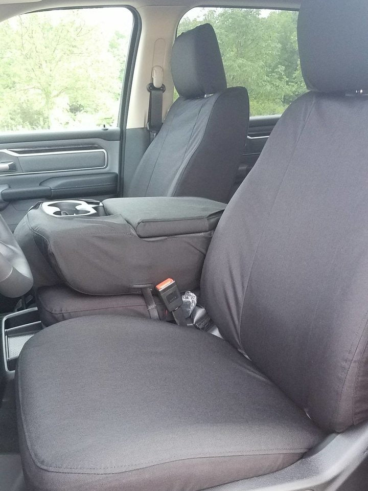 Front Bench Seat Covers for RAM 1500 Pickup Trucks (2019-2024)