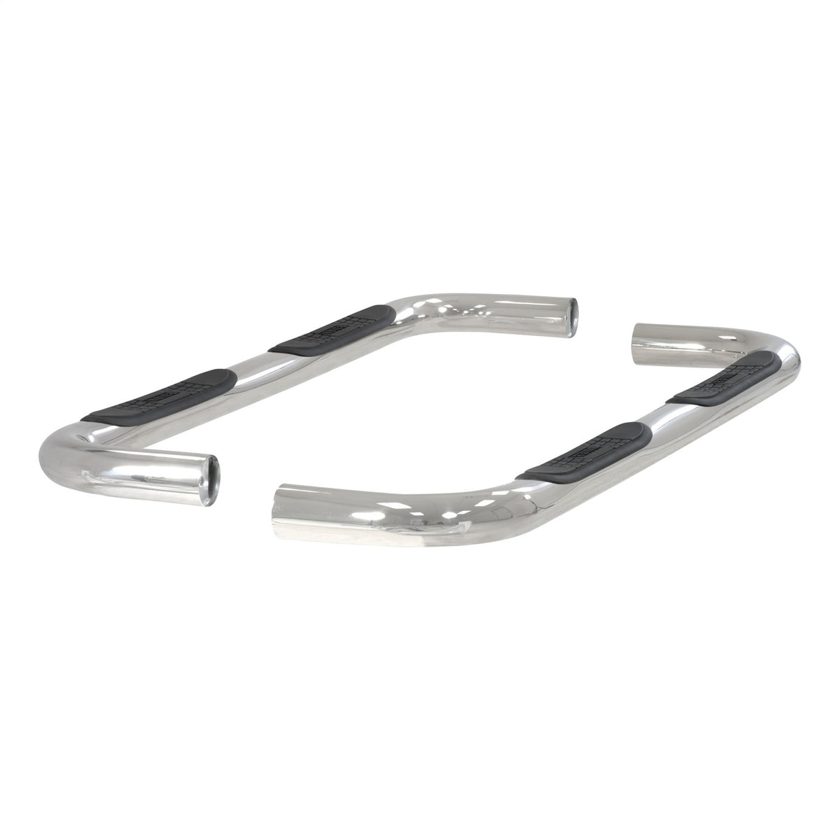 ARIES 3-in Round Polished Stainless Steel Nerf Bars for Toyota Tundra Access Cab (2000-2006) - 202003-2