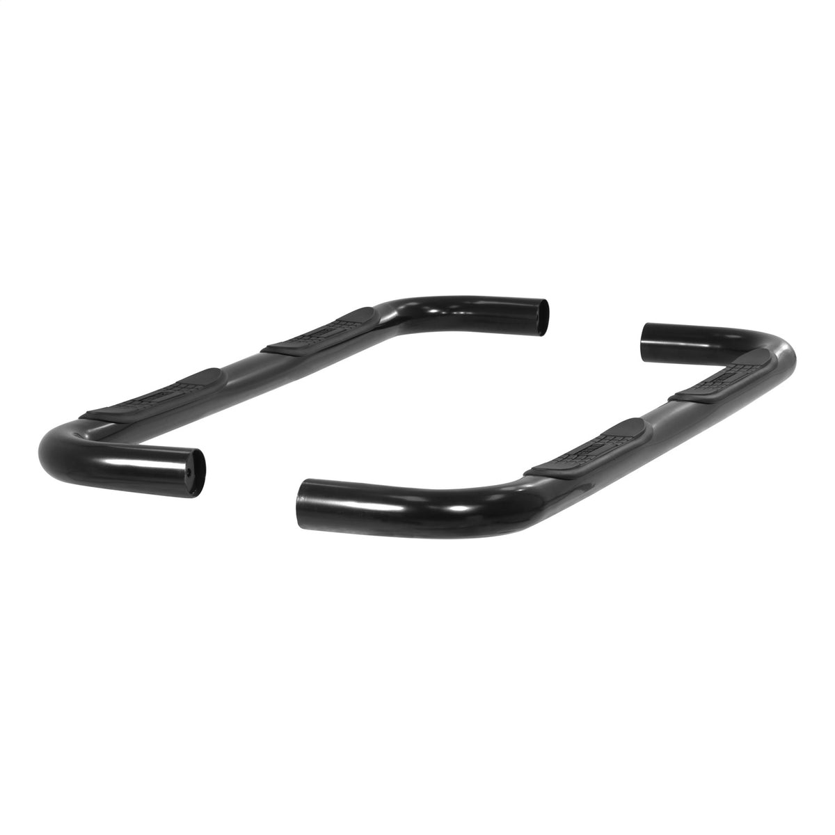 ARIES 3-in Round Black Steel Nerf Bars for Toyota Tundra Access Cab (2000-2006) - 202003