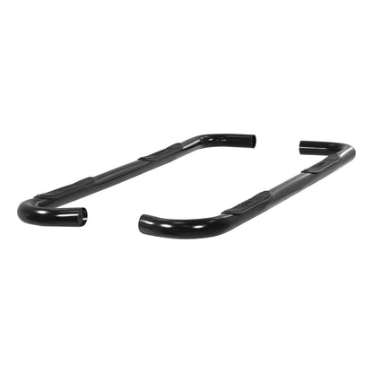 ARIES 3-in Round Black Steel Nerf Bars for Toyota Tundra CrewMax Cab (2004-2006) - 202006