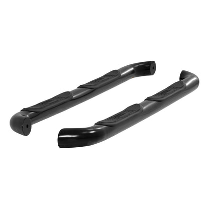 ARIES 3-in Round Black Steel Nerf Bars for Toyota Tacoma Access Cab (2005-2023) - 202008
