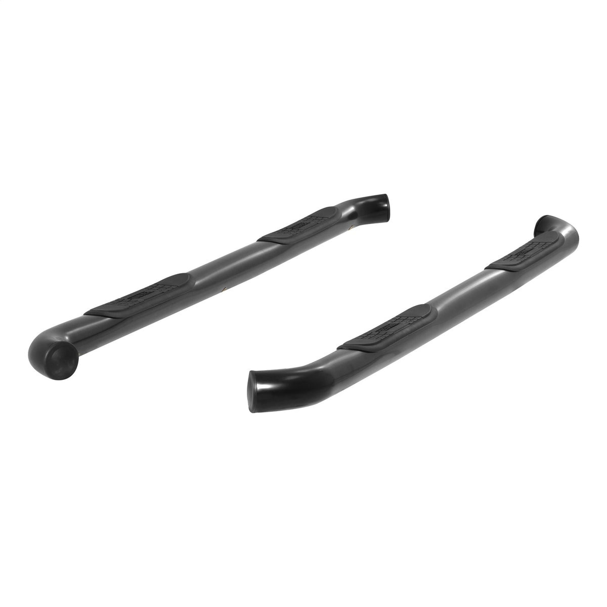 ARIES 3-in Round Black Steel Nerf Bars for Toyota Tacoma Double Cab (2005-2023) - 202009