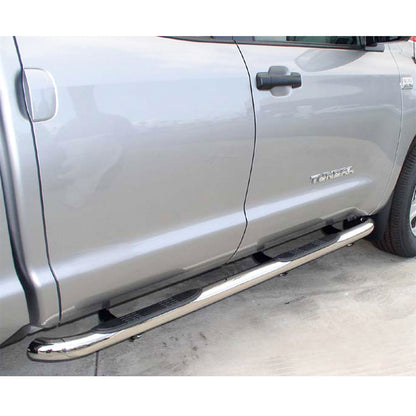 ARIES 3-in Round Polished Stainless Steel Nerf Bars for Toyota Tundra Access Cab (2007-2021) - 202012-2