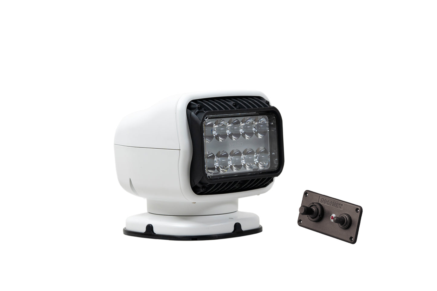 Golight GT Series LED Spot/Flood Hybrid Permanent Mount - White - 20208GT