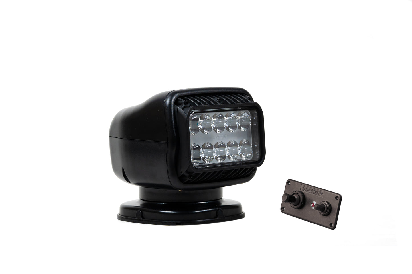 Golight GT Series LED Spot/Flood Hybrid Permanent Mount - Black - 20218GT