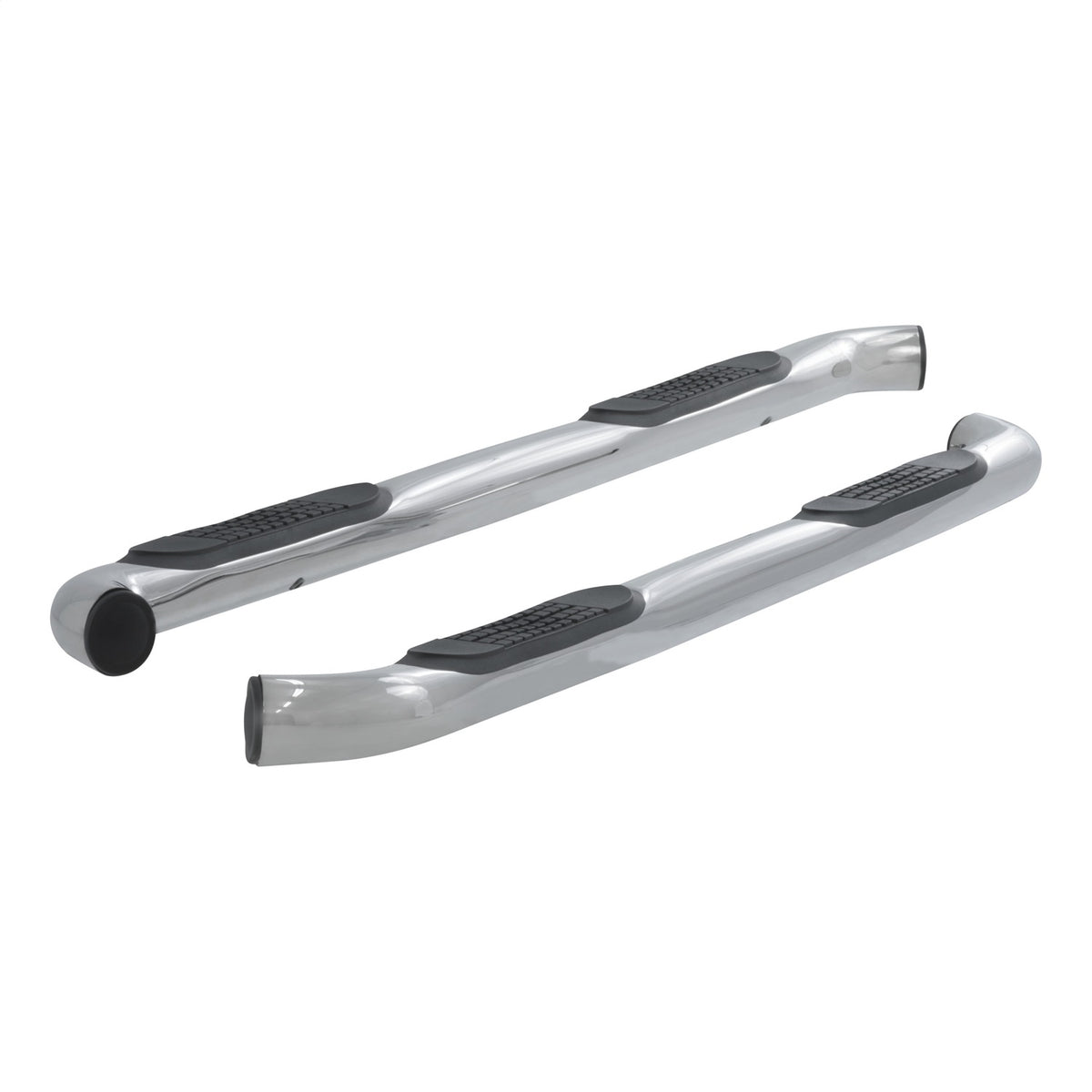 ARIES 3-in Round Polished Stainless Steel Nerf Bars for Ford F-150 SuperCrew (2007-2008) - 203015-2