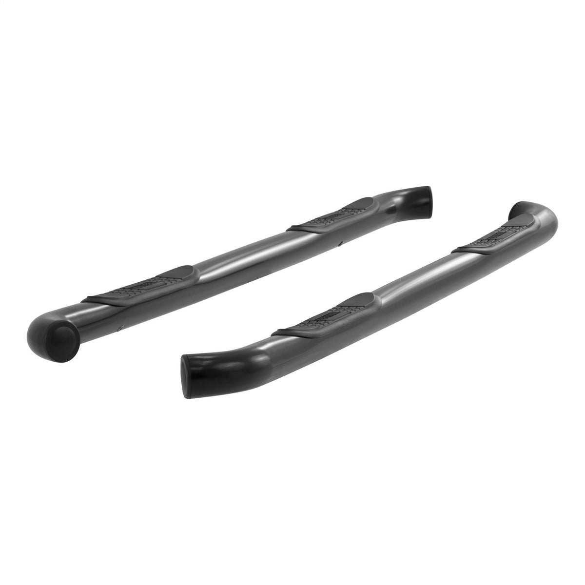 ARIES 3-in Round Black Steel Nerf Bars for Ford F-150 SuperCrew (2007-2008) - 203015
