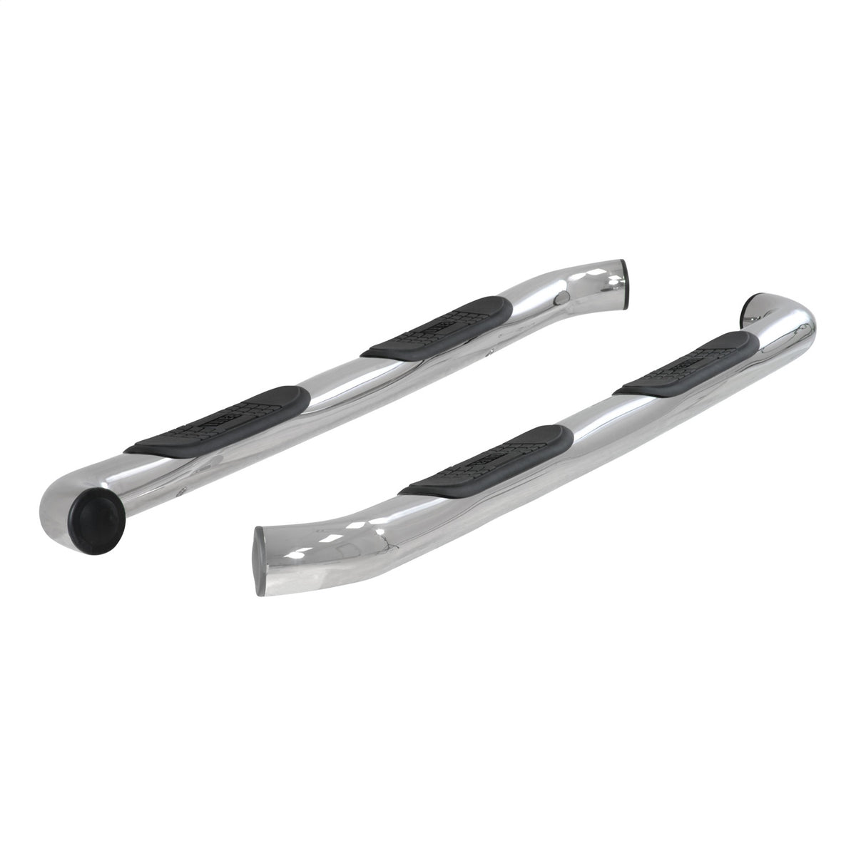 ARIES 3-in Round Polished Stainless Steel Nerf Bars for Ford F-150 SuperCab (2007-2014) - 203016-2