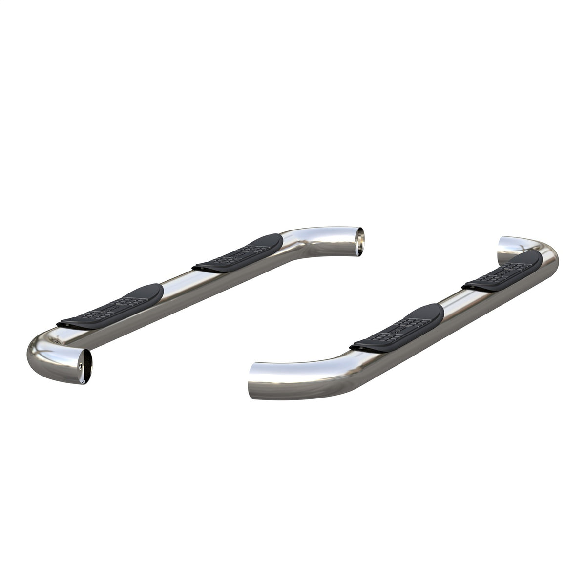 ARIES 3-in Round Polished Stainless Steel Nerf Bars for Ford F-250/F-350 Super Duty SuperCab (1999-2016) - 203025-2