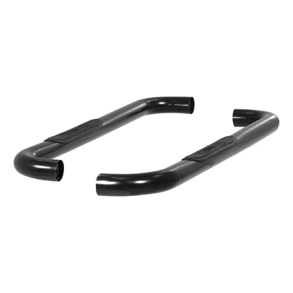 ARIES 3-in Round Black Steel Nerf Bars for Ford F-150 Regular Cab (2009-2014) - 203040