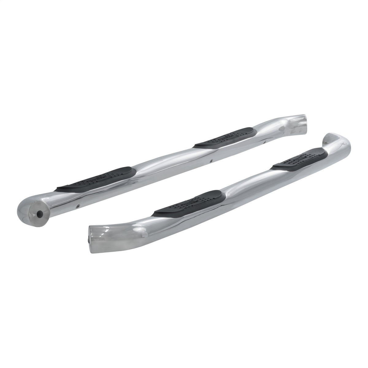 ARIES 3-in Round Polished Stainless Steel Nerf Bars for Ford F-150, F-150 Lightning, F-250/F-350/F-450/F-550 Super Duty (2015-2026) - 203043-2