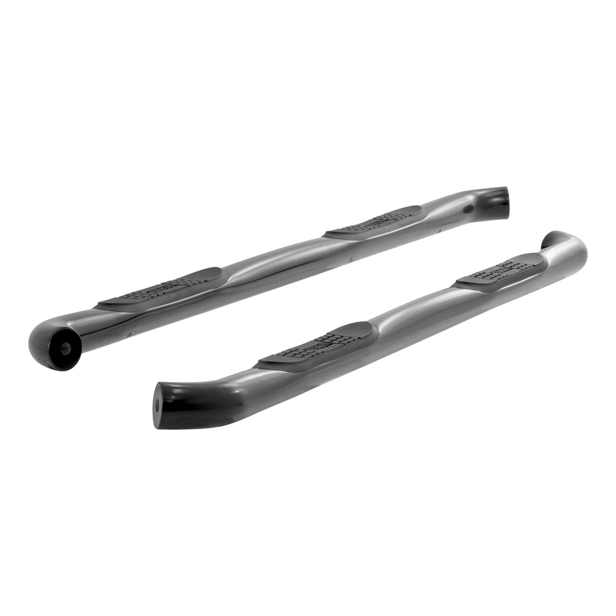 ARIES 3-in Round Black Steel Nerf Bars for Ford F-150, F-150 Lightning, F-250/F-350/F-450/F-550 Super Duty Cab & Chassis/SuperCrew (2015-2026) - 203043