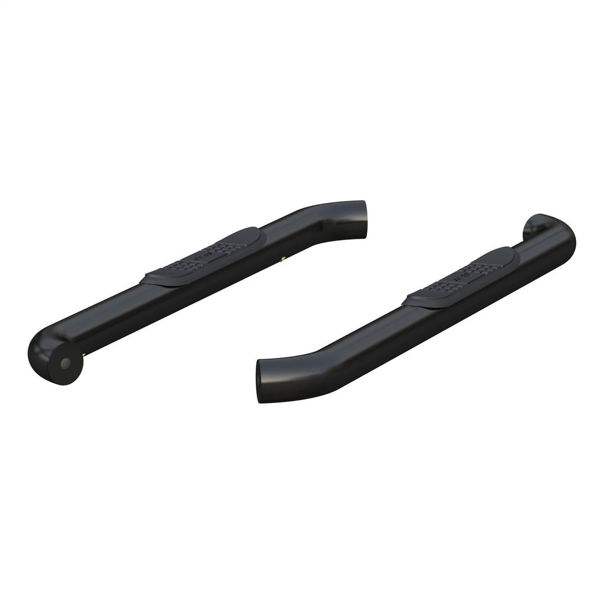 ARIES 3-in Round Black Steel Nerf Bars for Ford F-150, F-250/F-350/F-450/F-550 Super Duty Cab & Chassis/Regular Cab (2015-2026) - 203045