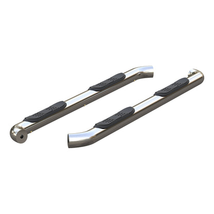 ARIES 3-in Round Polished Stainless Steel Nerf Bars for Ford Ranger SuperCrew (2019-2026) - 203046-2