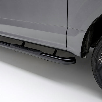 ARIES 3-in Round Black Steel Nerf Bars for Ford Ranger SuperCrew (2019-2026) - 203046