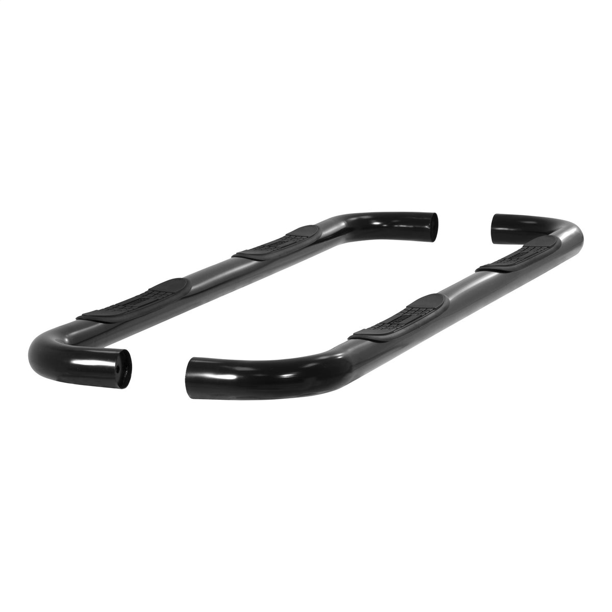 ARIES 3-in Round Black Steel Nerf Bars for Chevrolet/GMC Silverado/Sierra 1500, Silverado/Sierra 2500, Silverado/Sierra 2500 HD Double Cab (1999-2007) - 204009