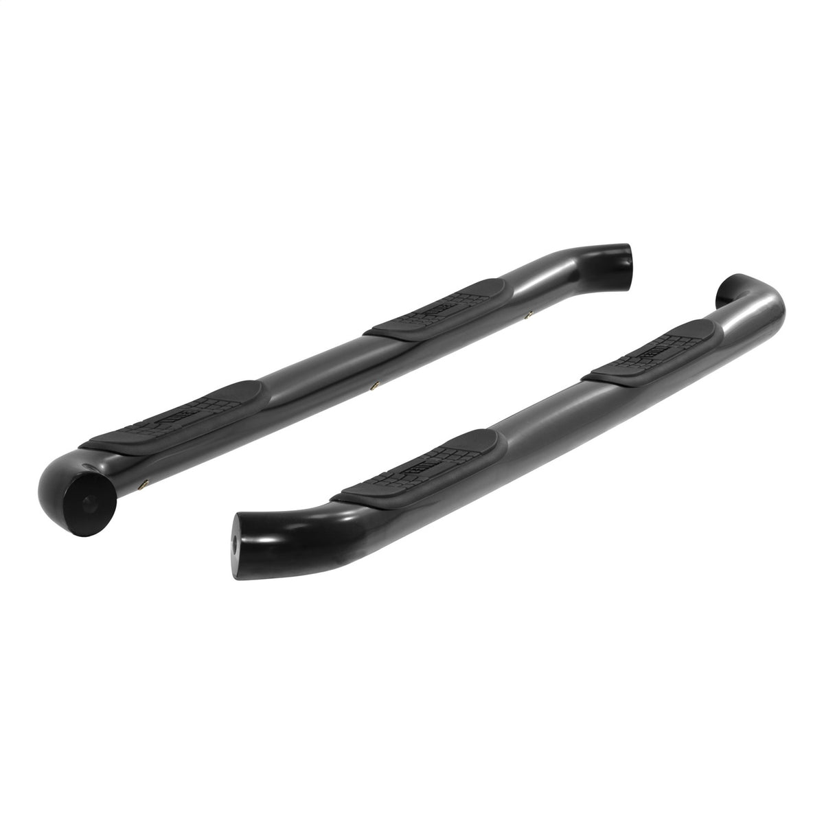ARIES 3-in Round Black Steel Nerf Bars for Chevrolet/GMC Sierra 1500 Limited, Silverado 1500 LD, Silverado/Sierra 1500, 2500 HD, 3500 HD (2007-2019) - 204046