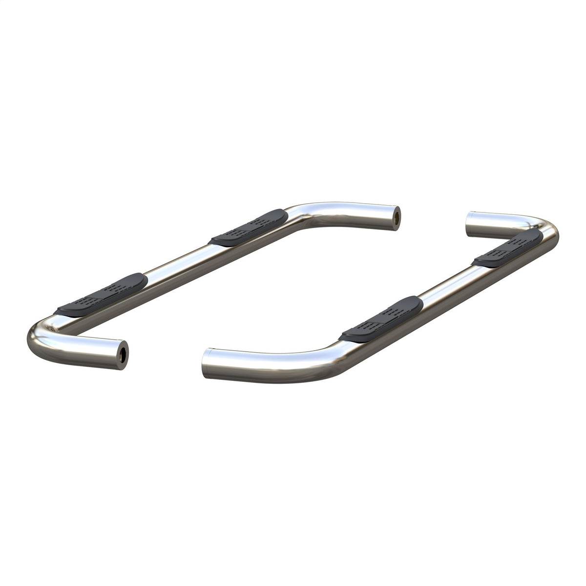 ARIES 3-in Round Polished Stainless Steel Nerf Bars for Chevrolet/GMC Sierra 1500 Limited, Silverado/Sierra 1500, 2500 HD, 3500 HD (2019-2026) - 204054-2