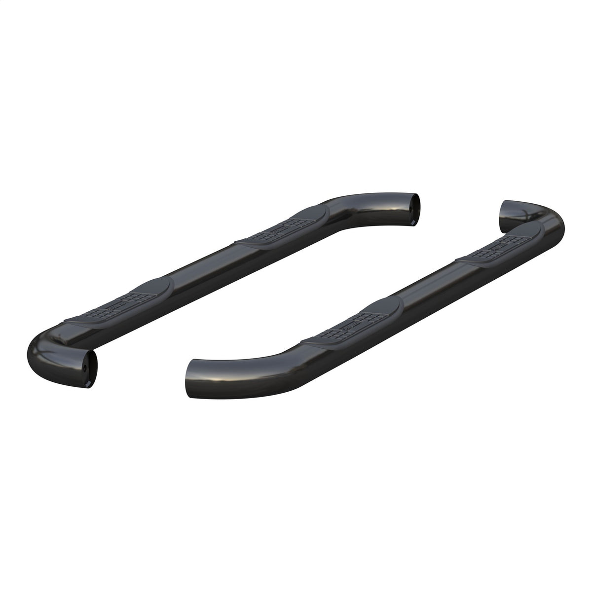 ARIES 3-in Round Black Steel Nerf Bars for Dodge/RAM 1500, 1500 Classic Quad Cab (2009-2024) - 205040