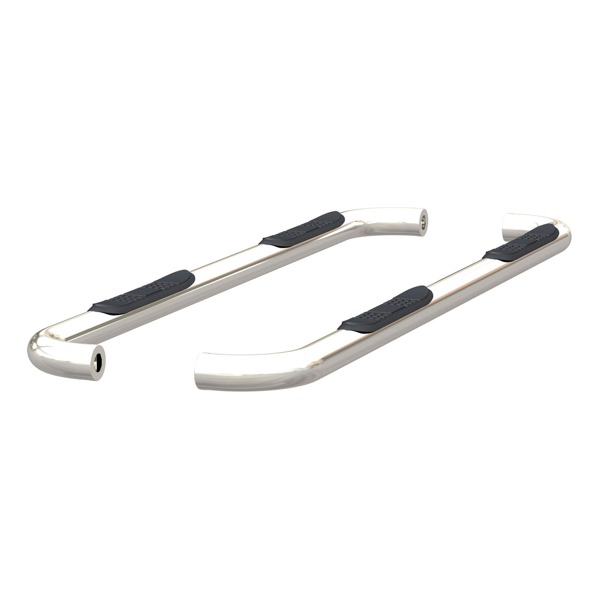 ARIES 3-in Round Polished Stainless Steel Nerf Bars for RAM 1500 Quad Cab (2019-2026) - 205044-2