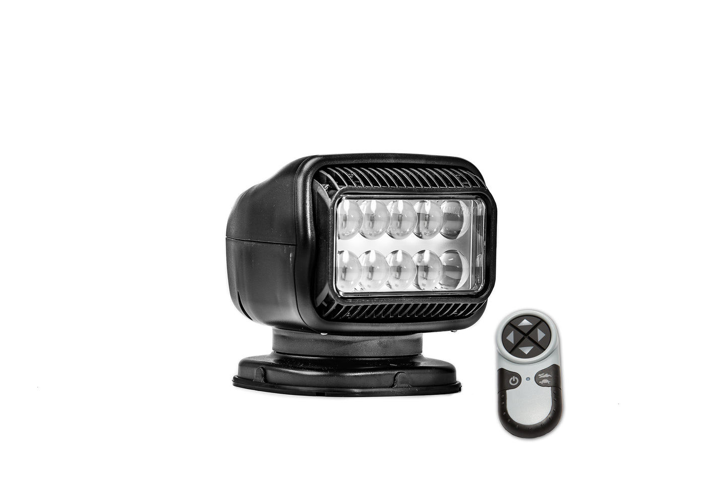 Golight GT Series LED Spotlight Permanent Mount - Black - 20514GT