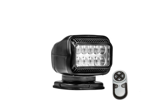 Golight GT Series LED Spotlight Permanent Mount - Black - 20514GT