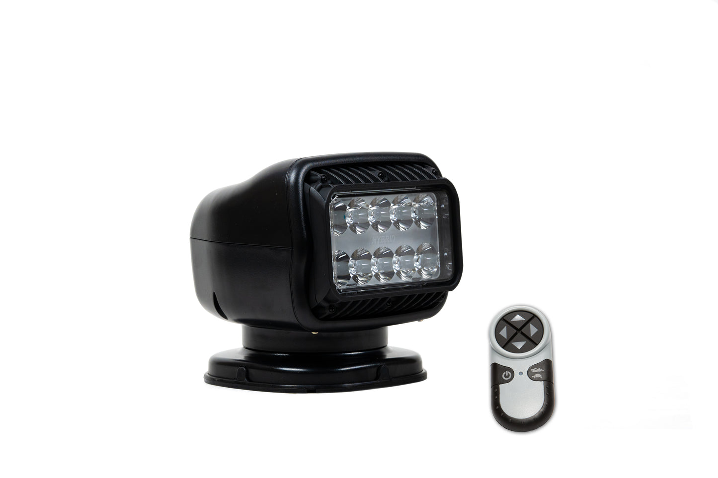 Golight GT Series LED Spot/Flood Hybrid Permanent Mount - Black - 20518GT
