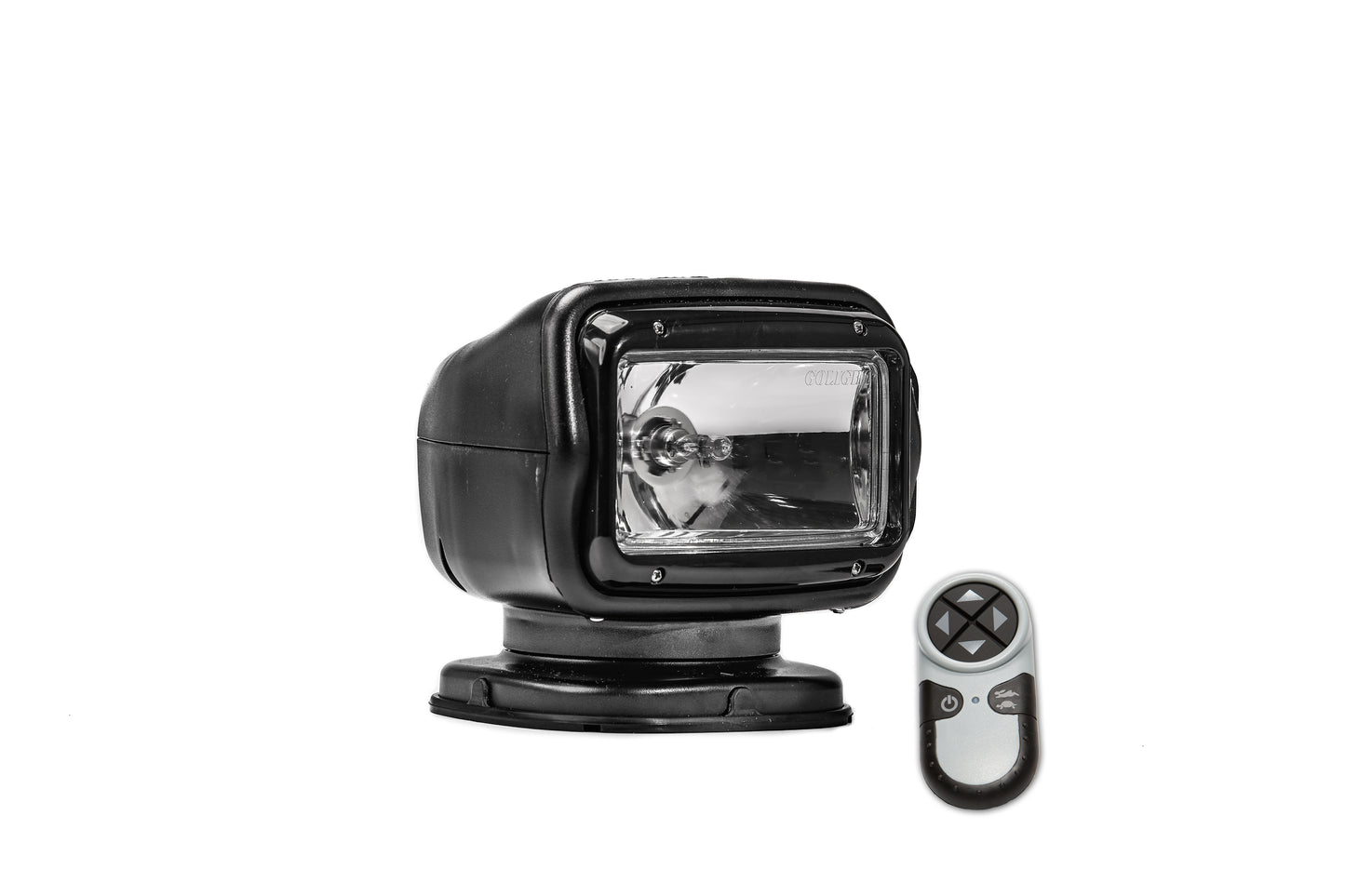 Golight GT Series Halogen Spotlight Permanent Mount - Black - 2051GT