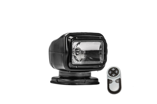 Golight GT Series Halogen Spotlight Permanent Mount - Black - 2051GT