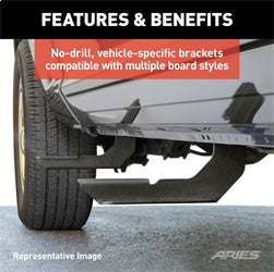 ARIES VersaTrac Mounting Brackets for Nissan Titan, Titan XD Crew Cab/King Cab (2009-2024) - 2055142