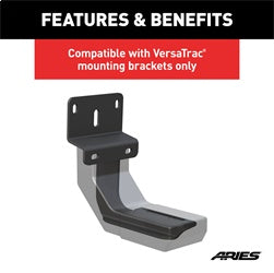 ARIES VersaTrac Running Board Bracket Covers - 2055180