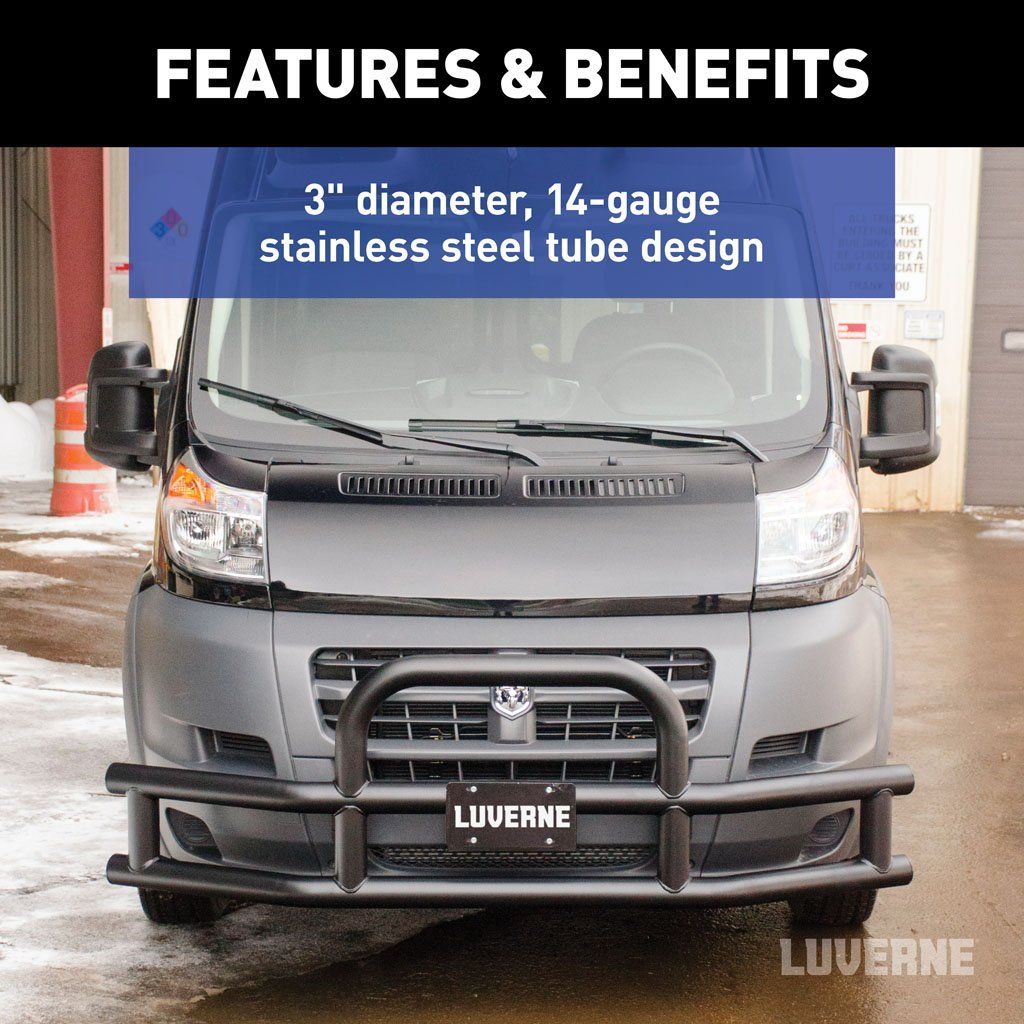 Luverne Tuff Guard Black Stainless Van Grille Guard for RAM ProMaster (2014-2022)
