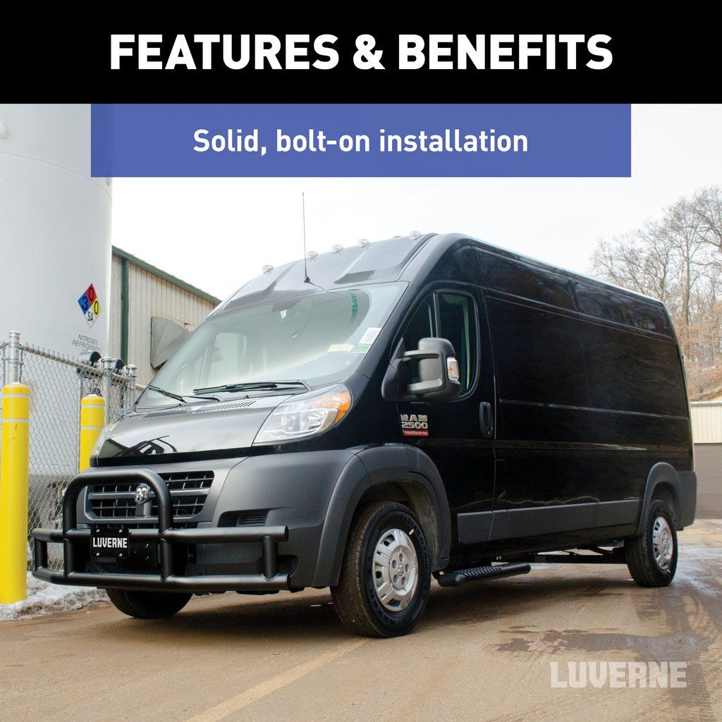 Luverne Tuff Guard Black Stainless Van Grille Guard for RAM ProMaster (2014-2022)