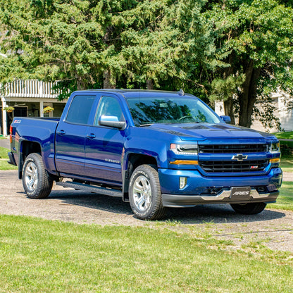 ARIES RidgeStep Black Steel 6.5 x 75-in Truck Running Boards for Chevrolet/GMC Double Cab (2007-2019) - 2055511
