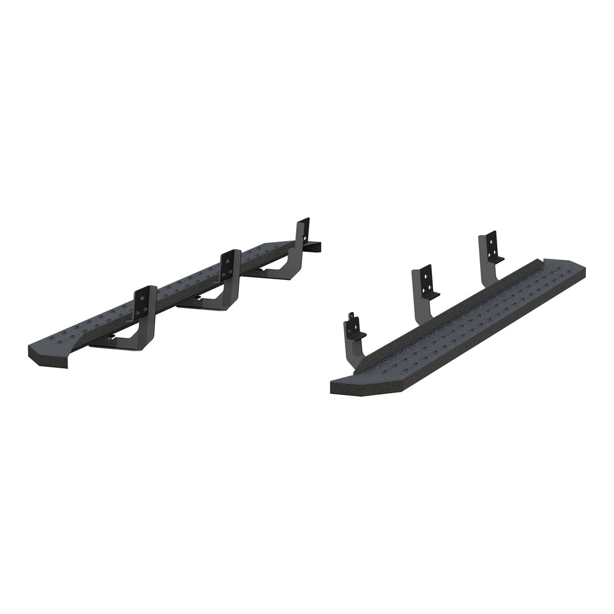 ARIES RidgeStep Black Steel 6.5 x 85-in Truck Running Boards for Dodge/RAM 1500 Classic, 1500/2500/3500/4500 Cab & Chassis/Crew Cab (2009-2026) - 2055515