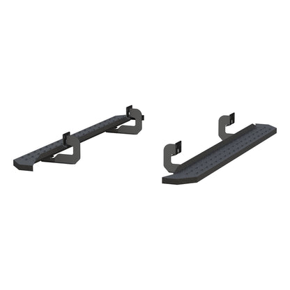 ARIES RidgeStep Black Steel 6.5 x 75-in Truck Running Boards for Ford F-150 SuperCab (2007-2014) - 2055517