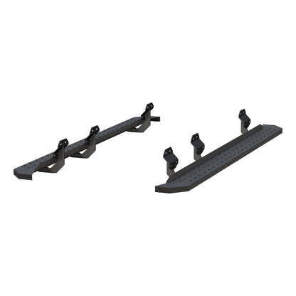 ARIES RidgeStep Black Steel 6.5 x 91-in Truck Running Boards for Ford F-150, F-150 Lightning, F-250/F-350/F-450/F-550 Super Duty (2015-2026) - 2055519
