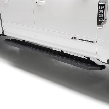 ARIES RidgeStep Black Steel 6.5 x 91-in Truck Running Boards for Ford F-150, F-150 Lightning, F-250/F-350/F-450/F-550 Super Duty (2015-2026) - 2055519